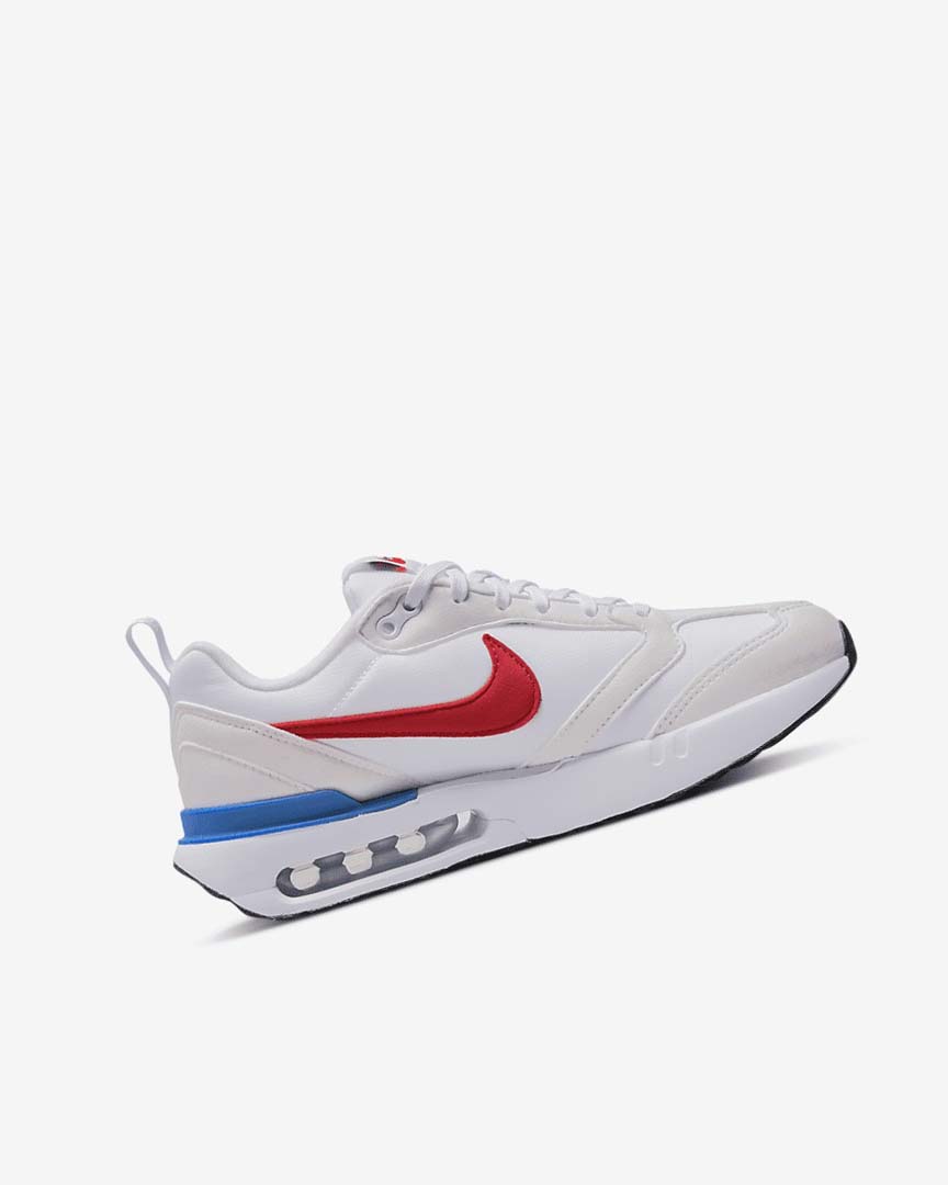 White / Blue / Black / Red Nike Air Max Dawn Boys' Sneakers | CA_2485