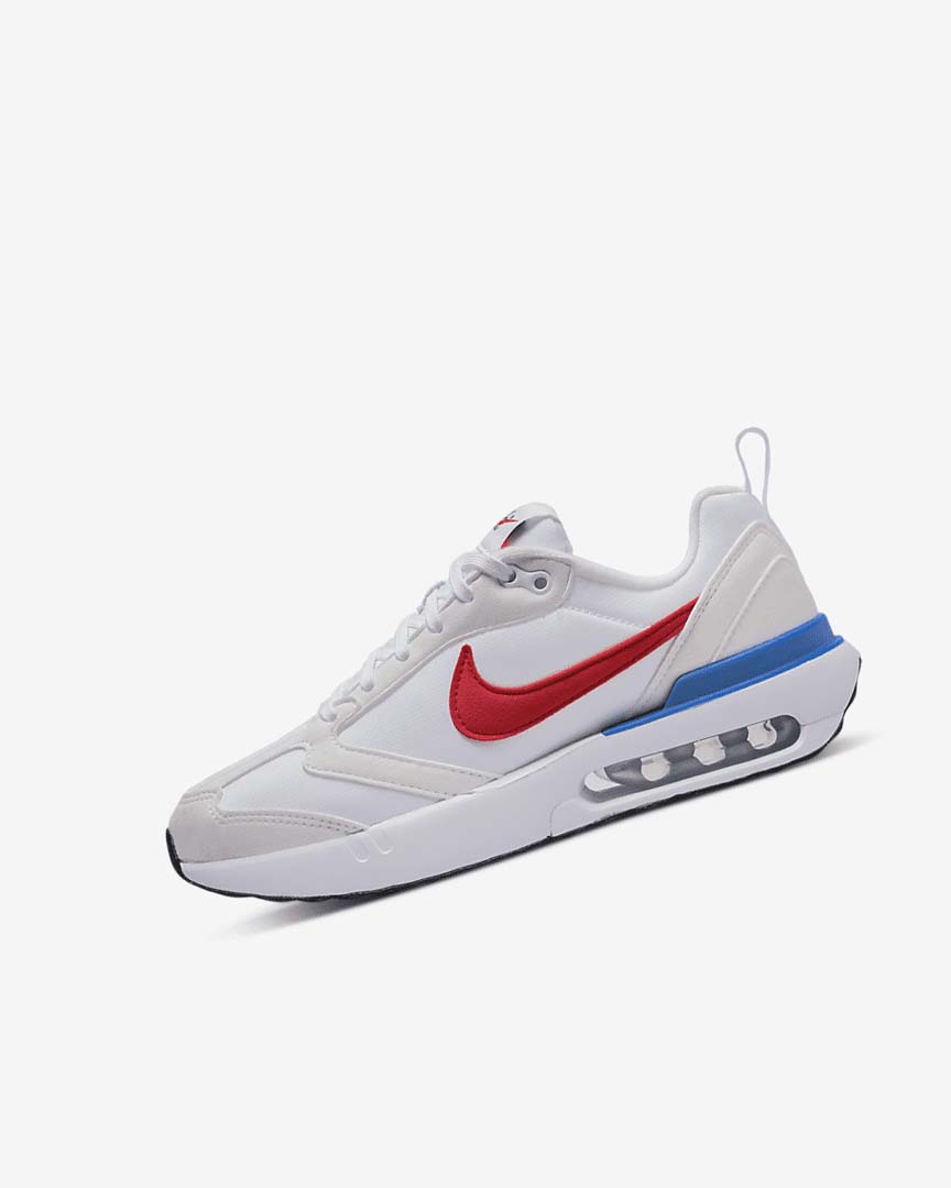 White / Blue / Black / Red Nike Air Max Dawn Boys\' Sneakers | CA_2485