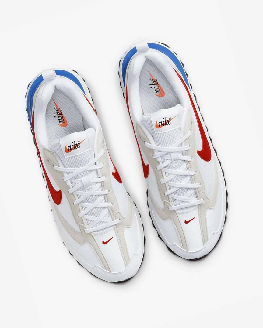White / Blue / Black / Red Nike Air Max Dawn Men's Sneakers | CA_3026
