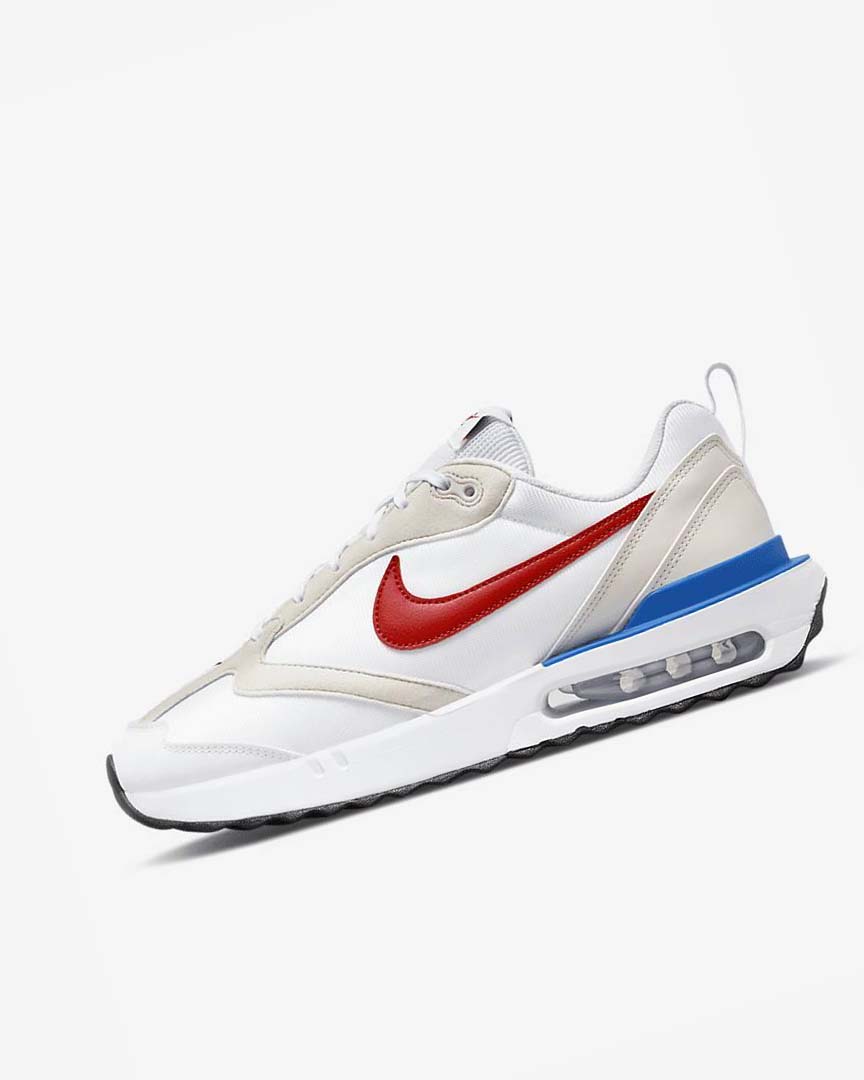 White / Blue / Black / Red Nike Air Max Dawn Men\'s Sneakers | CA_3026