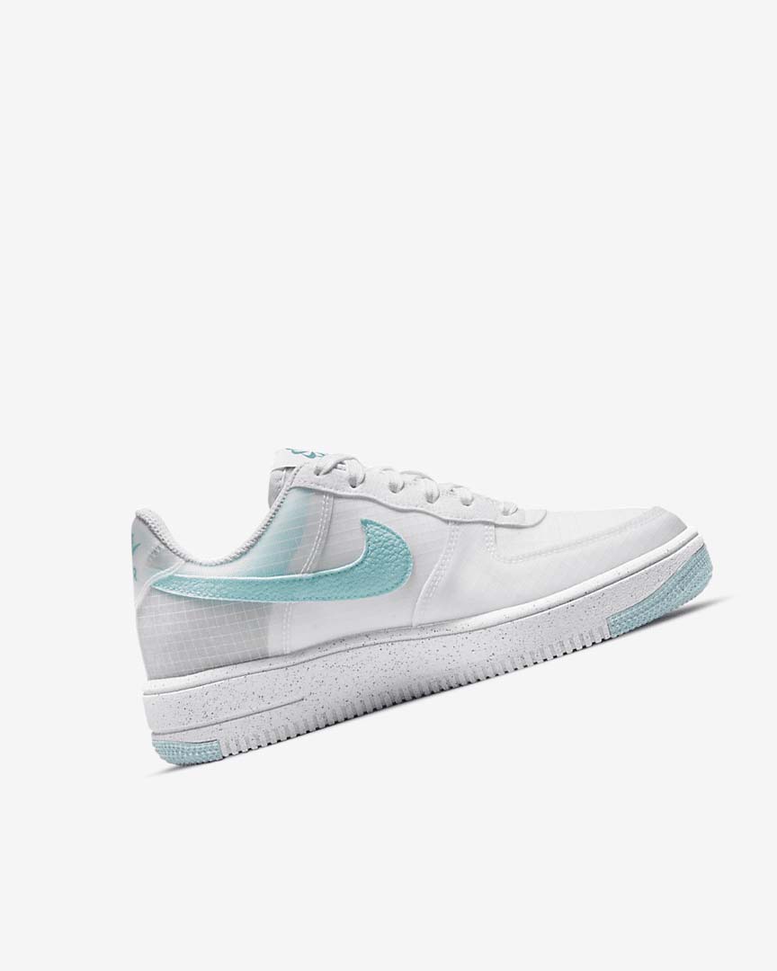 White / Blue Nike Air Force 1 Crater Boys' Sneakers | CA_2502
