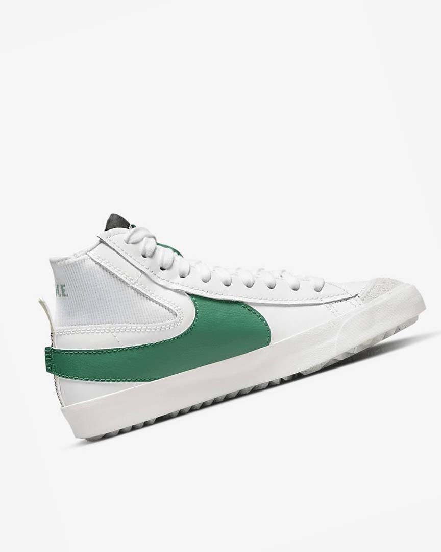 White / Blue Nike Blazer Mid '77 Jumbo Men's Sneakers | CA_2325