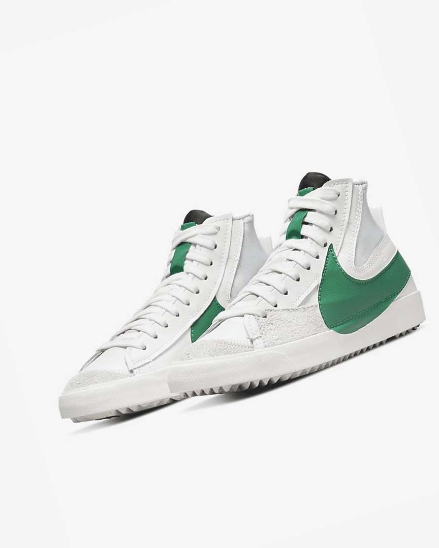 White / Blue Nike Blazer Mid '77 Jumbo Men's Sneakers | CA_2325