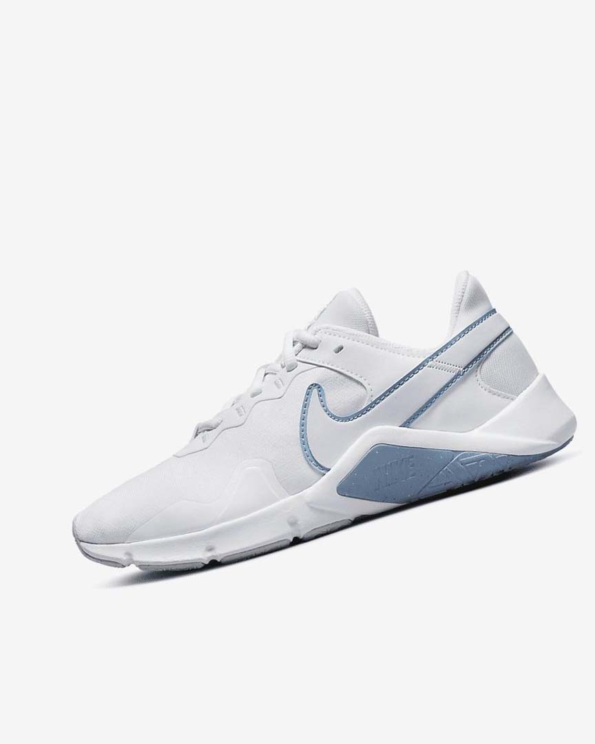 White / Blue Nike Legend Essential 2 Women\'s Training Shoes | CA_3018