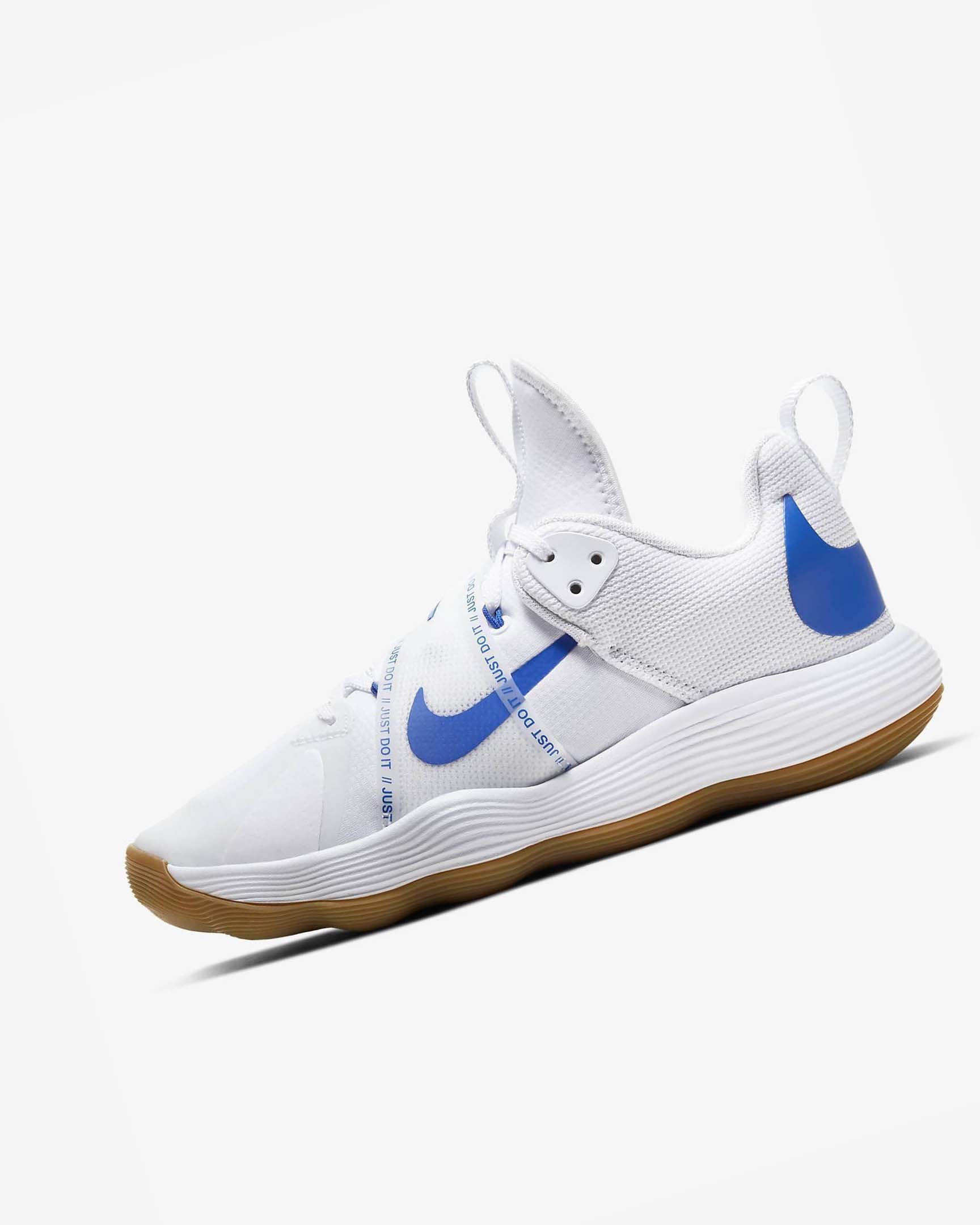 White / Blue Nike React HyperSet Women\'s Volleyball Shoes | CA_4689