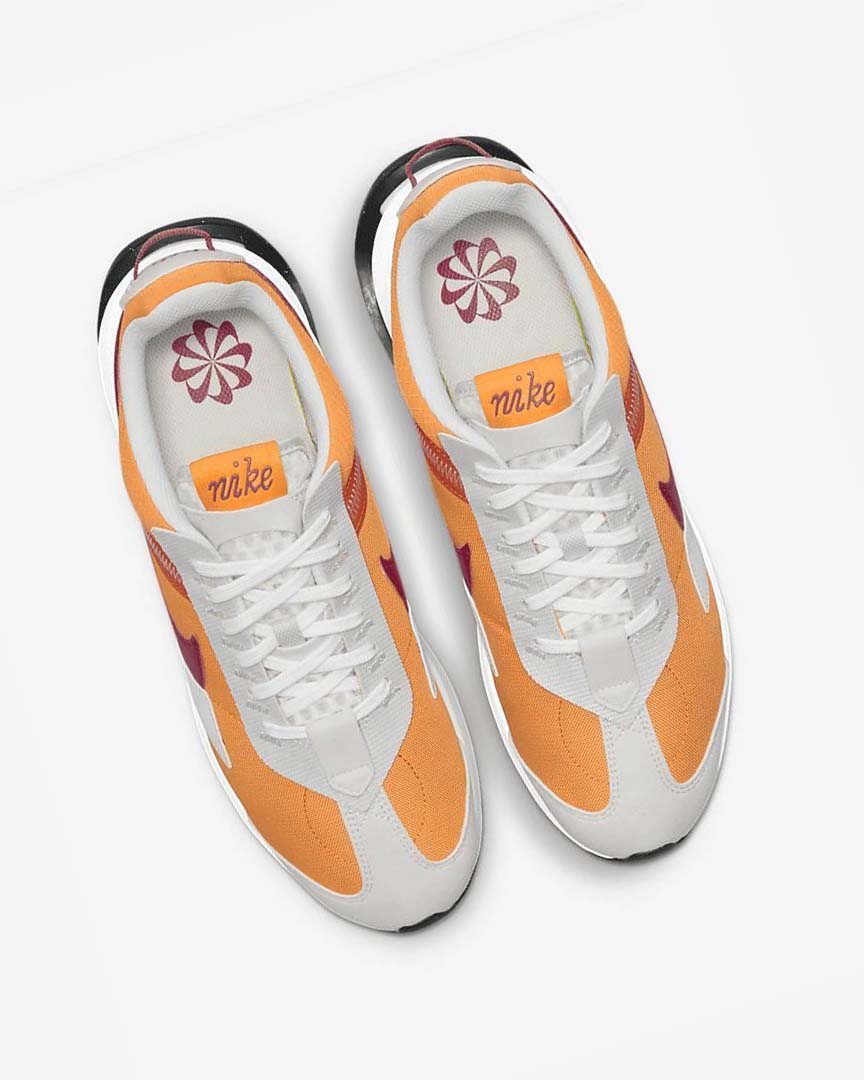 White / Burgundy Nike Air Max Pre-Day Men's Sneakers | CA_3215