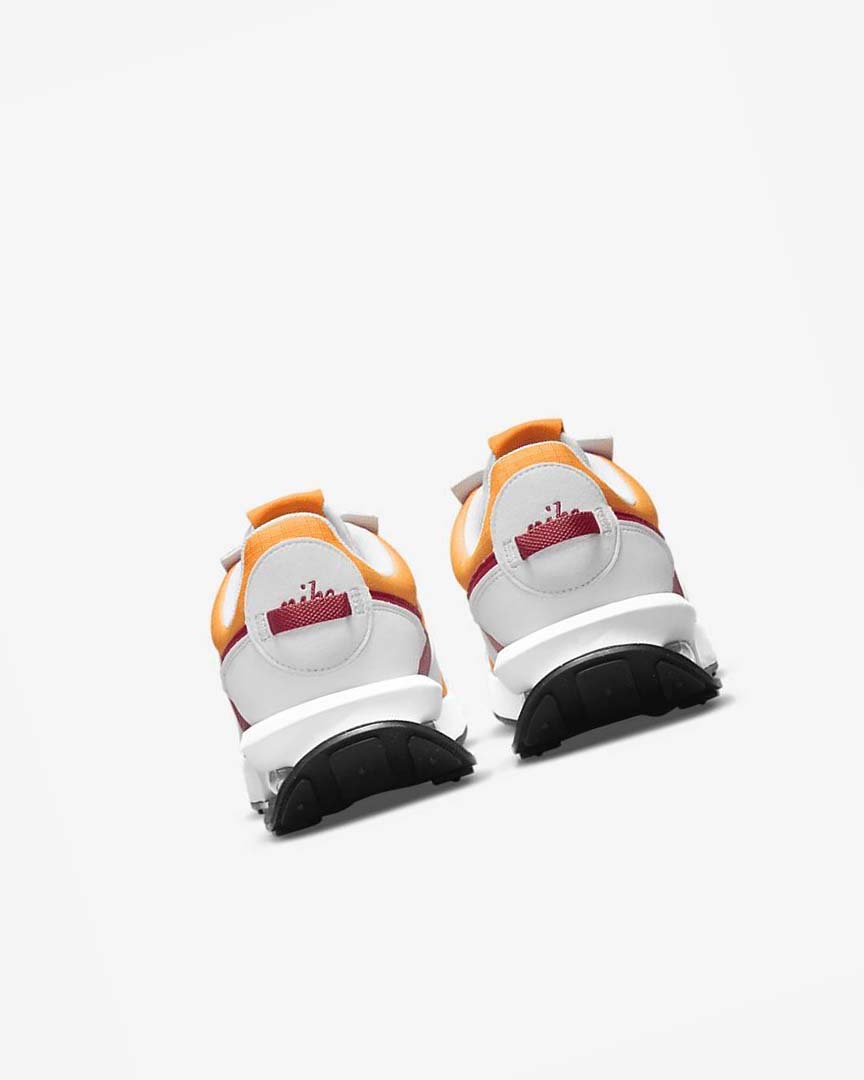 White / Burgundy Nike Air Max Pre-Day Men's Sneakers | CA_3215