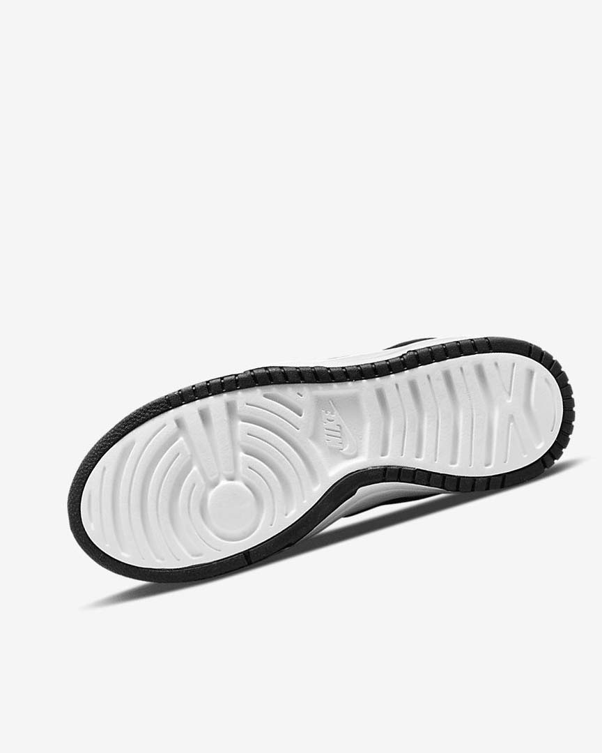 White / Dark Grey / Black Nike Dunk High Up Women's Sneakers | CA_4576
