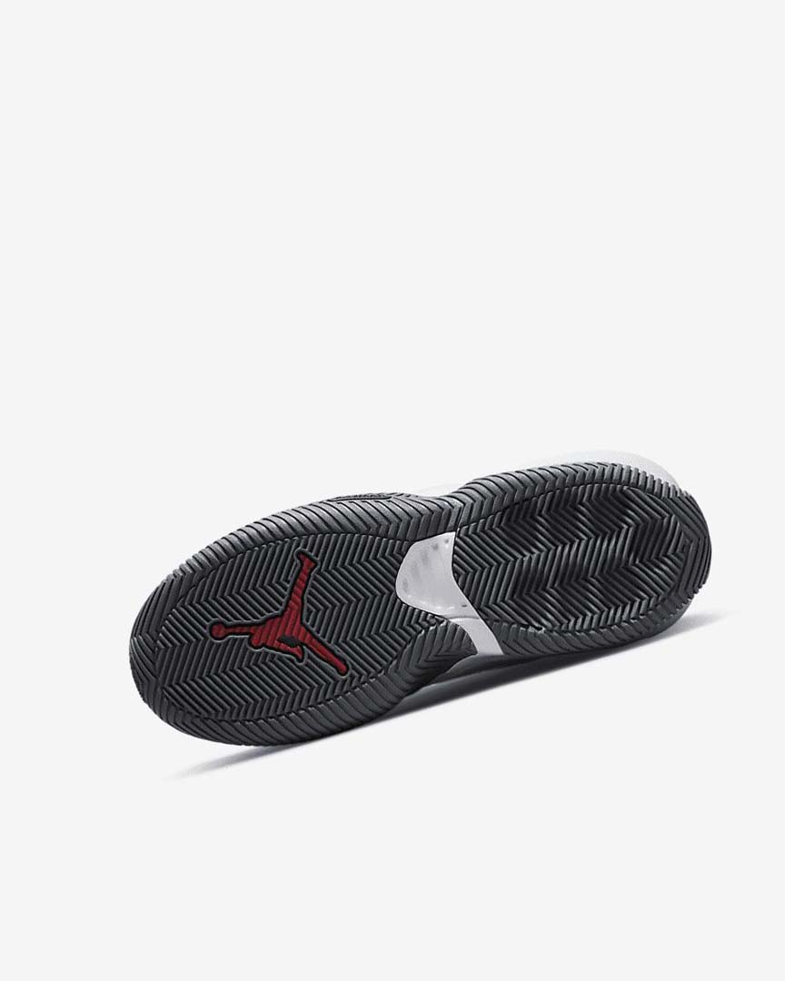 White / Deep Grey / Red / Black Nike Jordan Stay Loyal Boys' Basketball Shoes | CA_3047