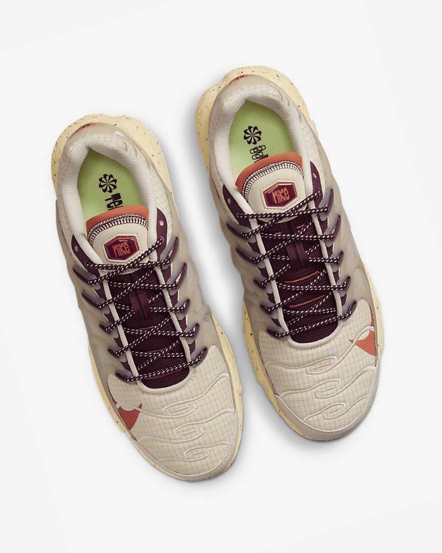 White / Deep Yellow Nike Air Max Terrascape Plus Men's Casual Shoes | CA_2691