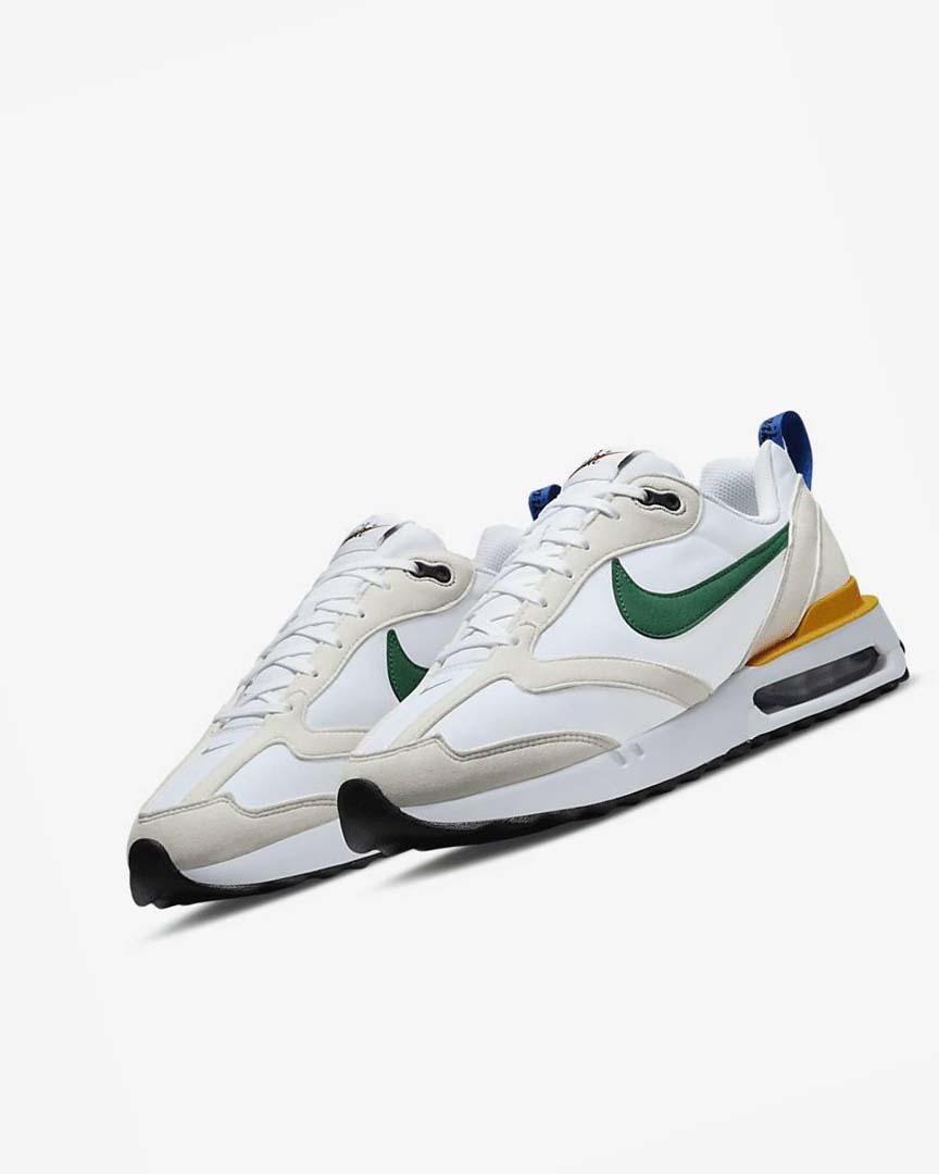 White / Gold Nike Air Max Dawn Men's Sneakers | CA_2769