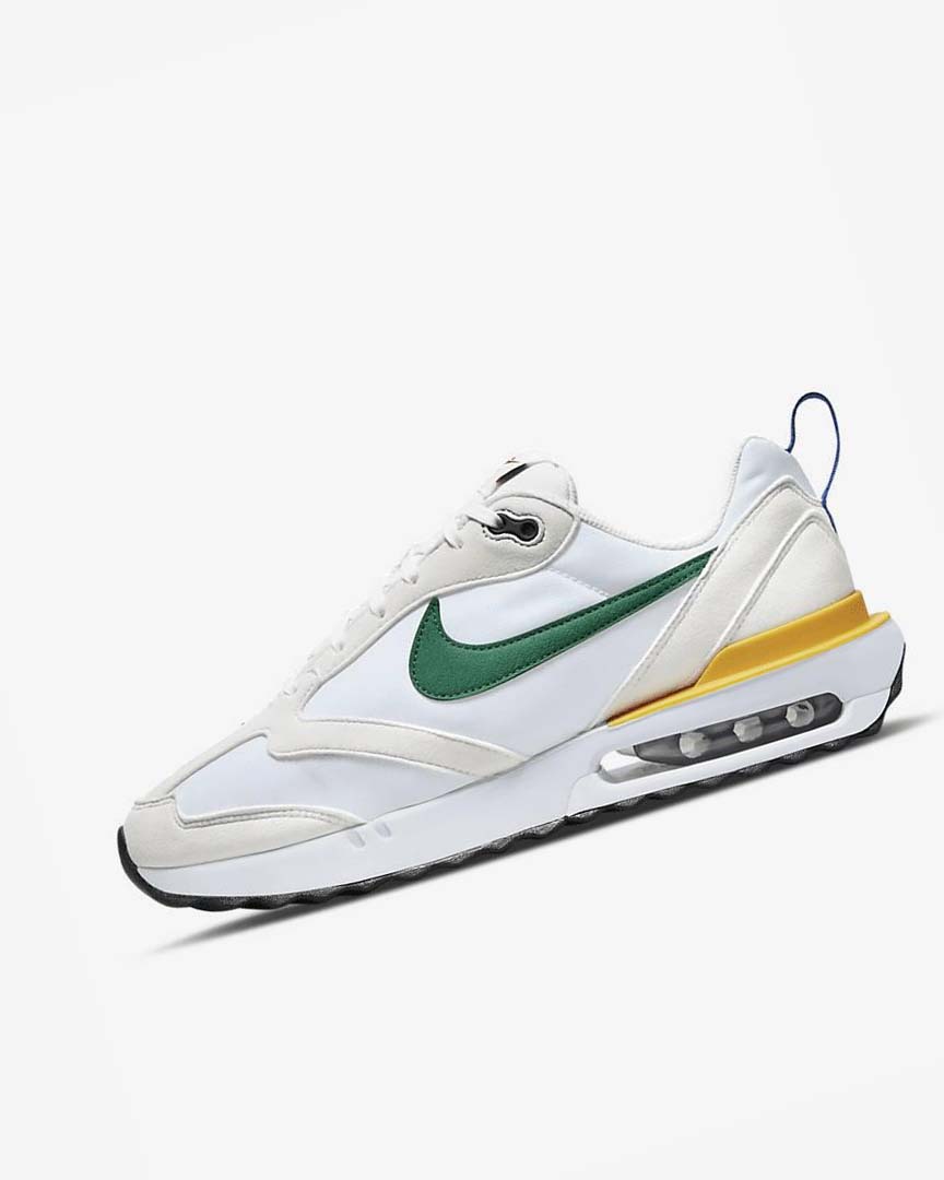 White / Gold Nike Air Max Dawn Men\'s Sneakers | CA_2769