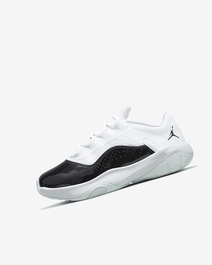 White / Green / Black Nike Air Jordan 11 CMFT Low Boys\' Basketball Shoes | CA_2831