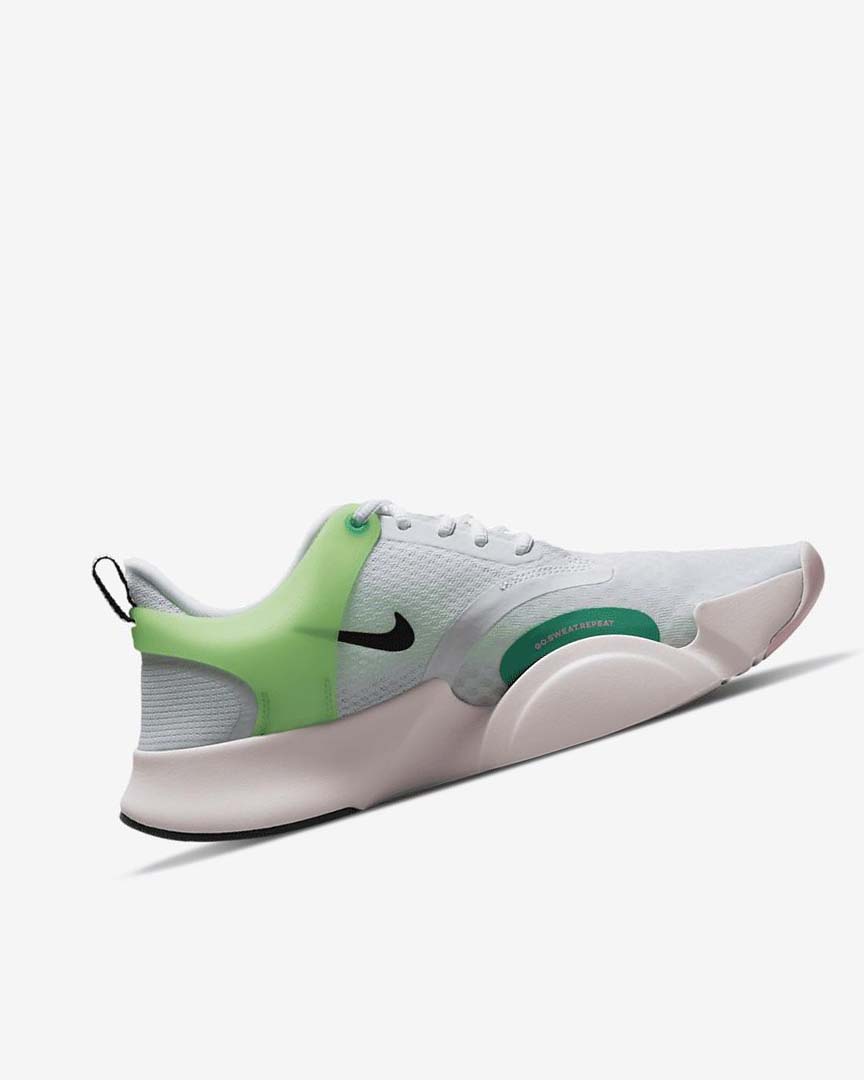 White / Green / Light Pink / Black Nike SuperRep Go 2 Women's Training Shoes | CA_2411