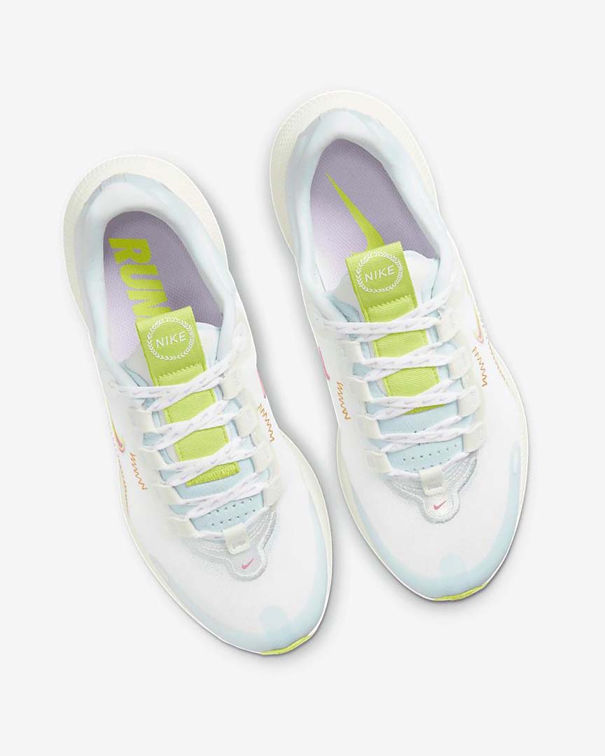 White / Green / Multicolor Nike React Escape Run Women's Running Shoes | CA_5179
