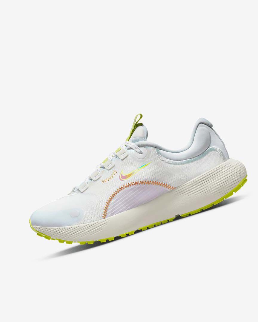 White / Green / Multicolor Nike React Escape Run Women\'s Running Shoes | CA_5179