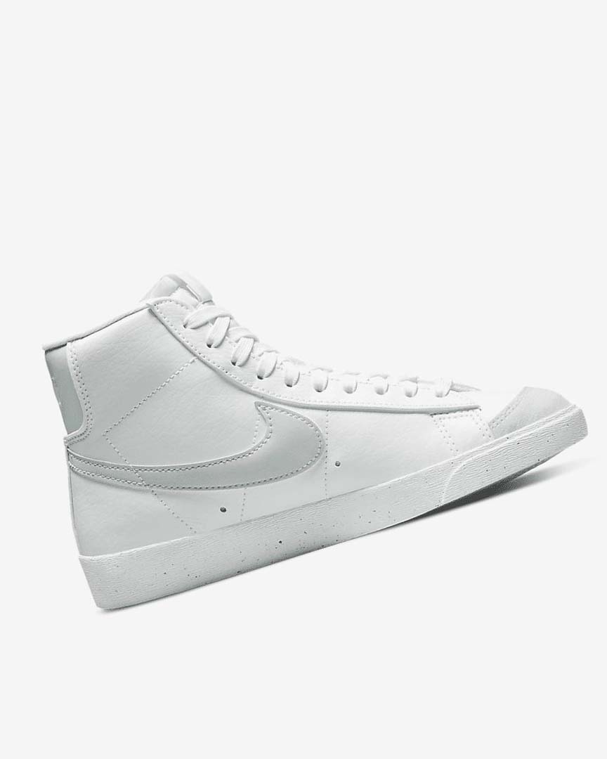 White / Green Nike Blazer Mid '77 Next Nature Women's Sneakers | CA_4563