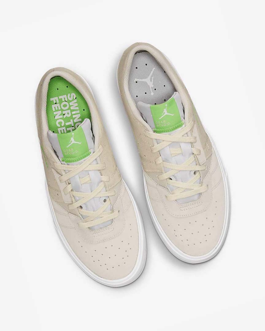 White / Green Nike Jordan Series .05 Men's Sneakers | CA_5099