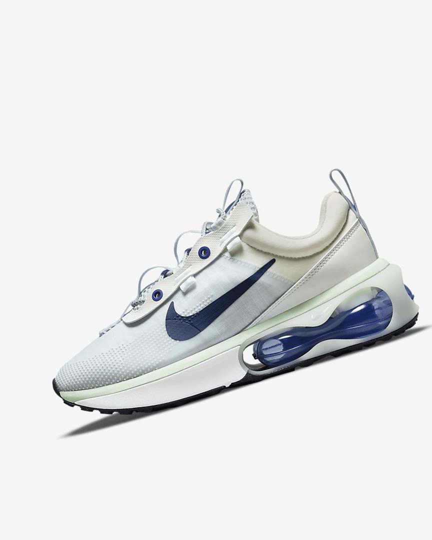 White / Green / Obsidian Nike Air Max 2021 Women\'s Casual Shoes | CA_2468