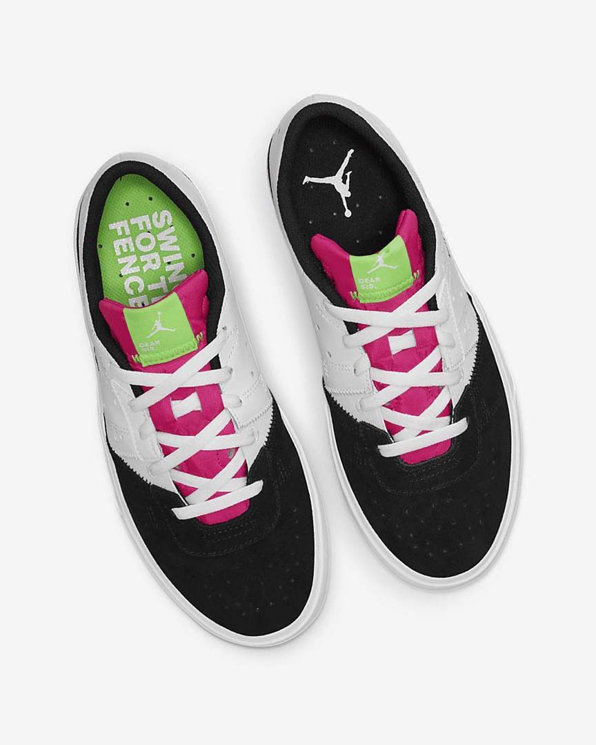 White / Green / Pink / Black Nike Jordan Series .05 Women's Sneakers | CA_5166