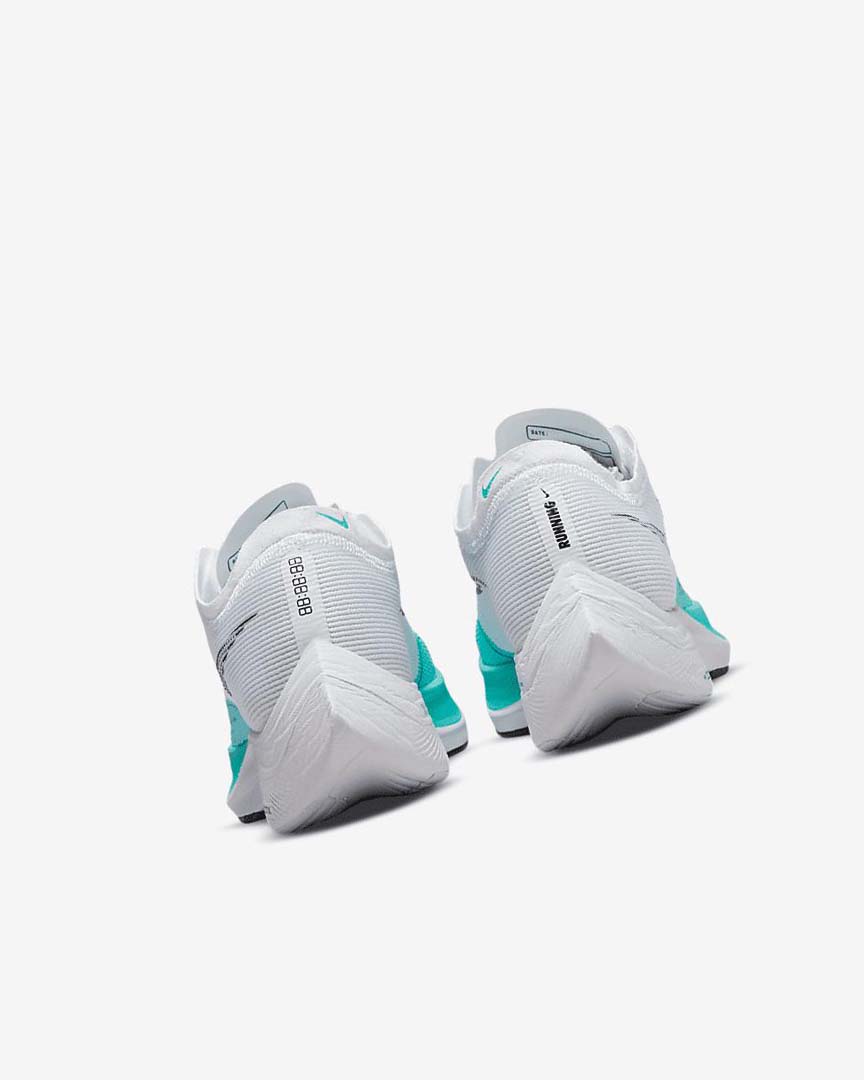 White / Green / Turquoise / Black Nike ZoomX Vaporfly Next% 2 Women's Running Shoes | CA_4928
