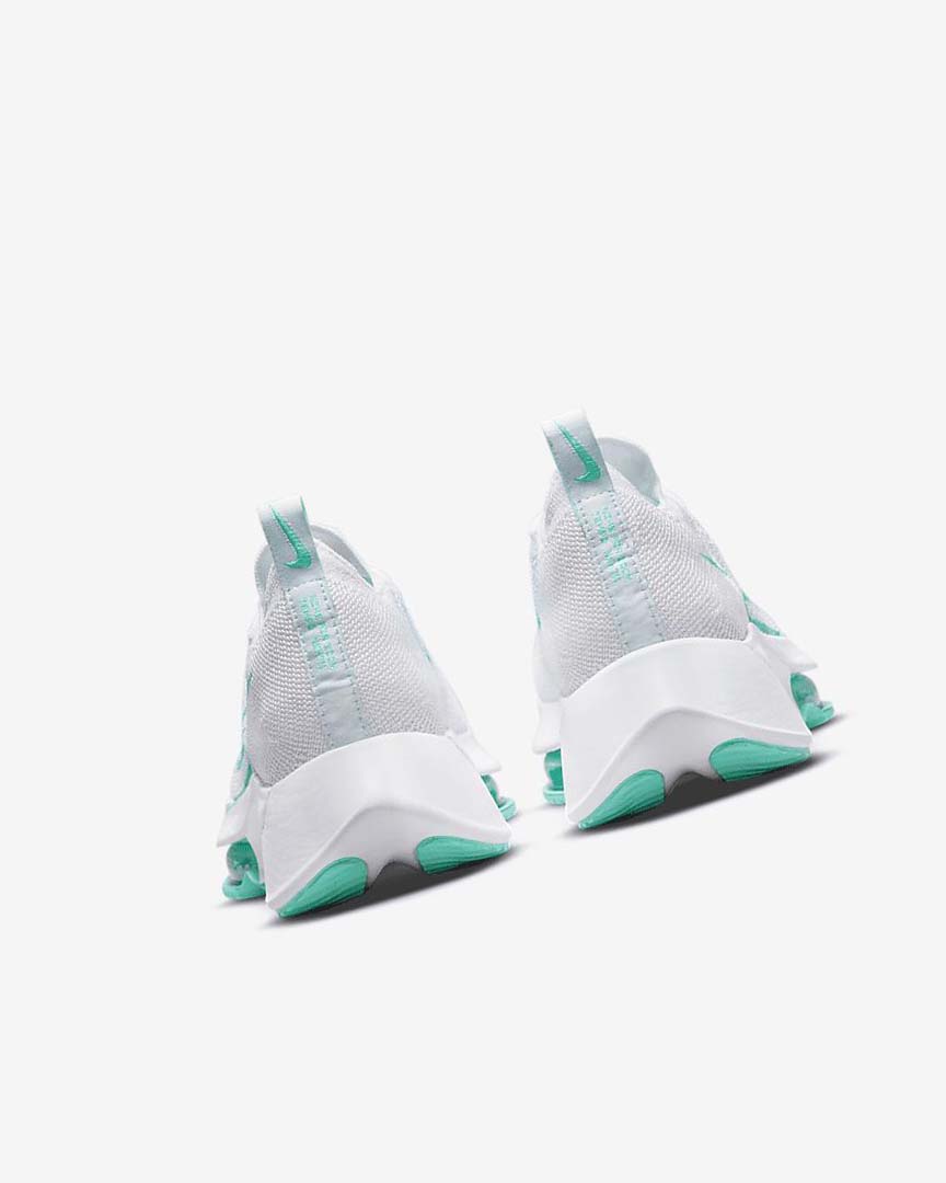 White / Green / Turquoise / Turquoise Nike Air Zoom Tempo NEXT% Women's Running Shoes | CA_5068