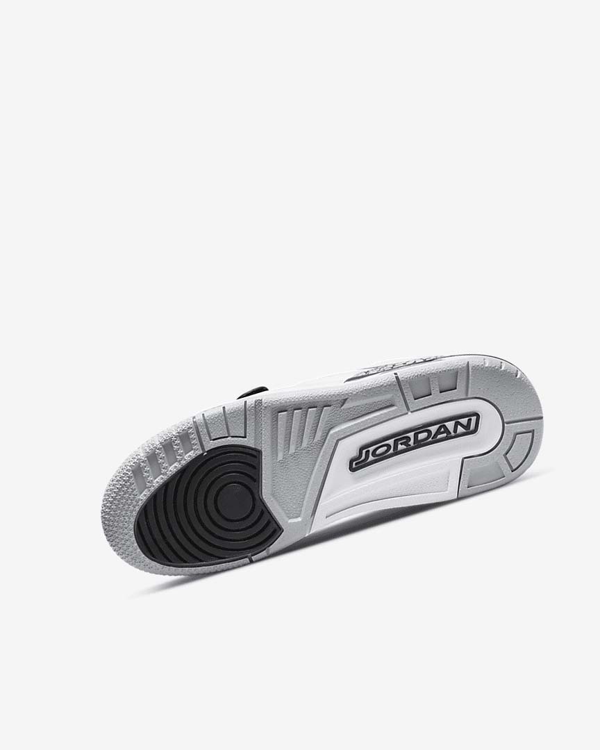 White / Grey / Black Nike Air Jordan Legacy 312 Low Boys' Basketball Shoes | CA_5070