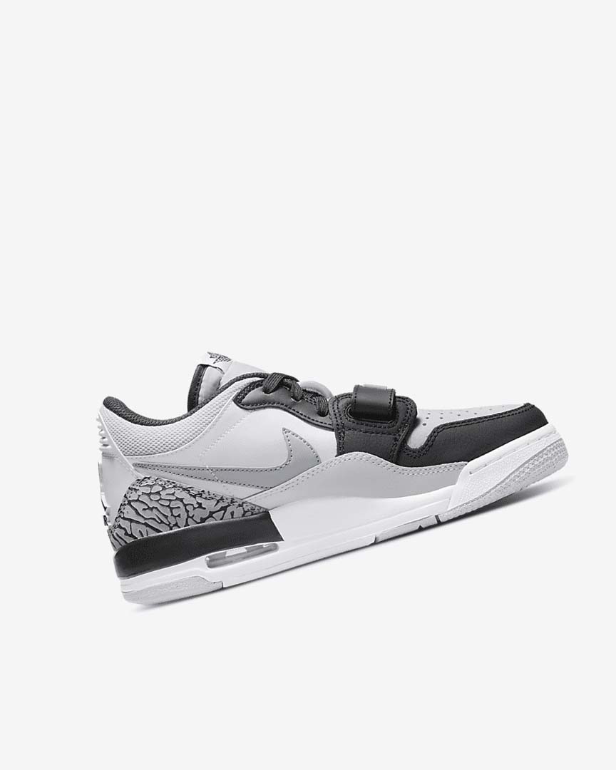 White / Grey / Black Nike Air Jordan Legacy 312 Low Boys' Basketball Shoes | CA_5070