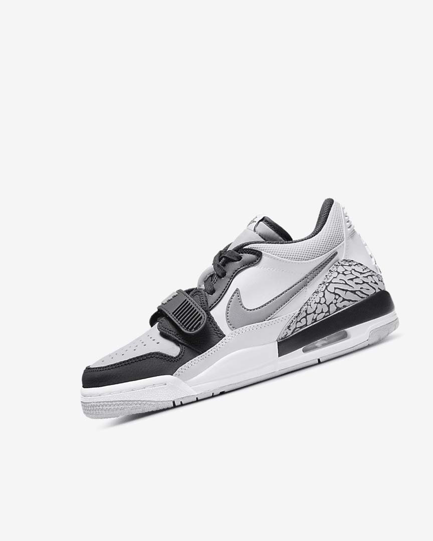 White / Grey / Black Nike Air Jordan Legacy 312 Low Boys\' Basketball Shoes | CA_5070