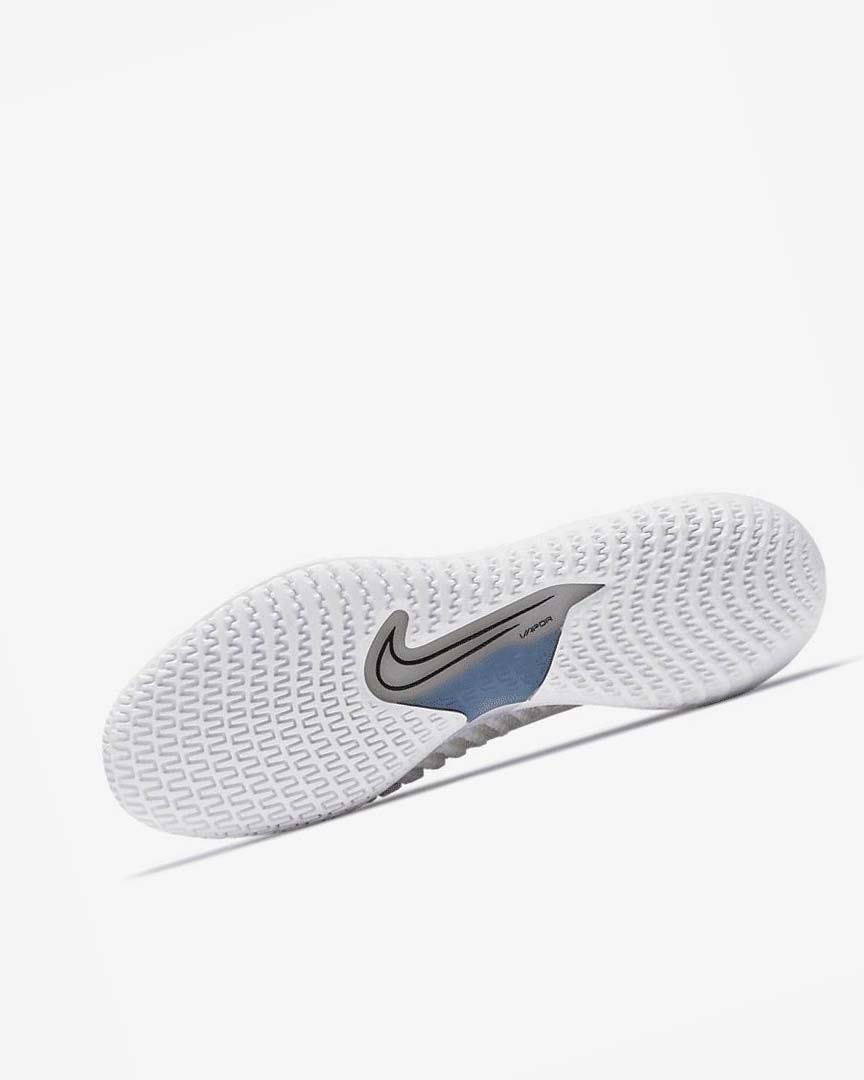 White / Grey / Black Nike Court React Vapor NXT Men's Tennis Shoes | CA_5159