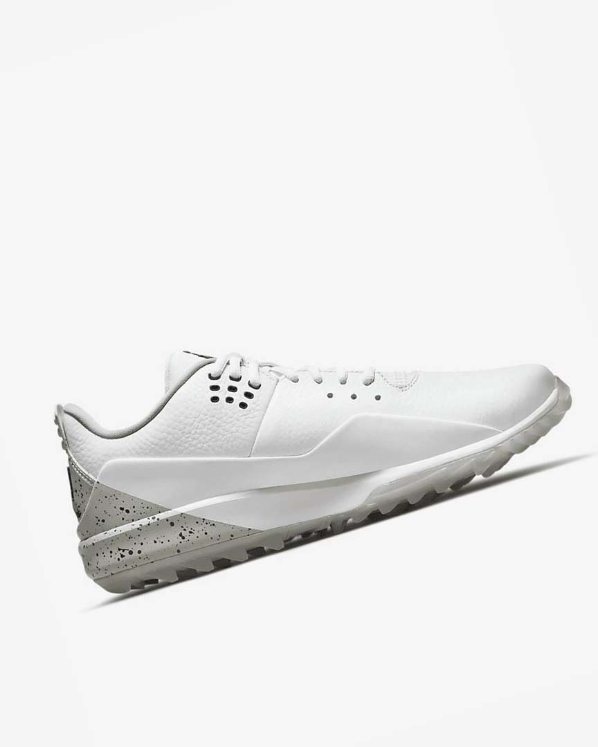 White / Grey / Black Nike Jordan ADG 3 Men's Golf Shoes | CA_4796