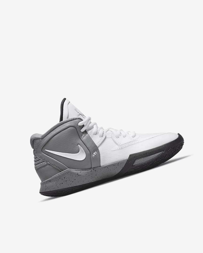 White / Grey / Black Nike Kyrie Infinity SE Girls' Basketball Shoes | CA_2660
