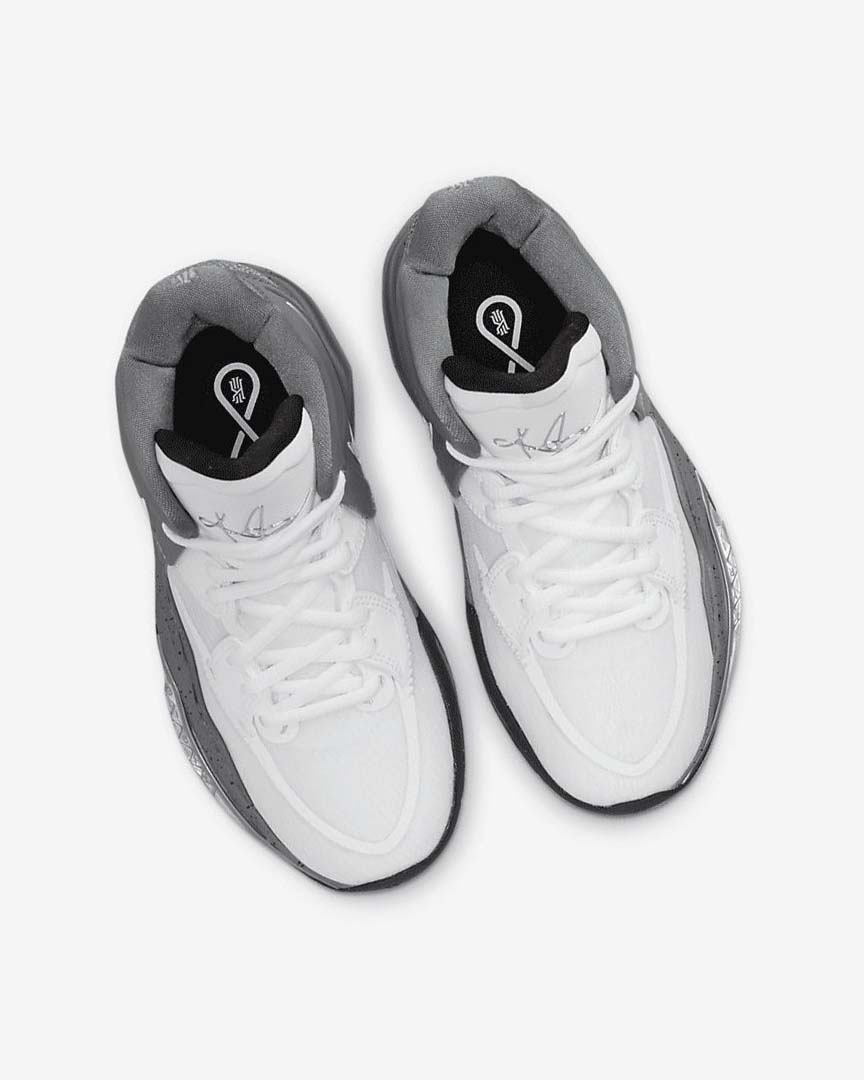 White / Grey / Black Nike Kyrie Infinity SE Girls' Basketball Shoes | CA_2660
