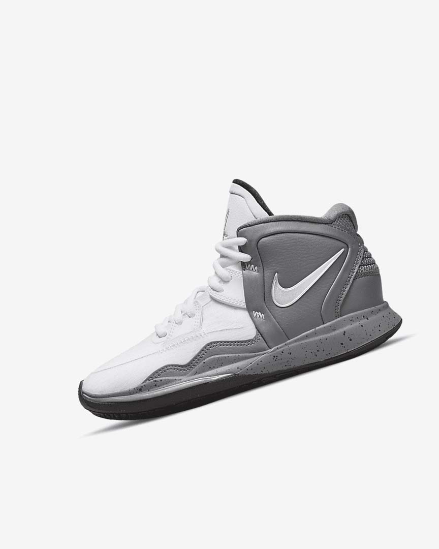 White / Grey / Black Nike Kyrie Infinity SE Girls\' Basketball Shoes | CA_2660