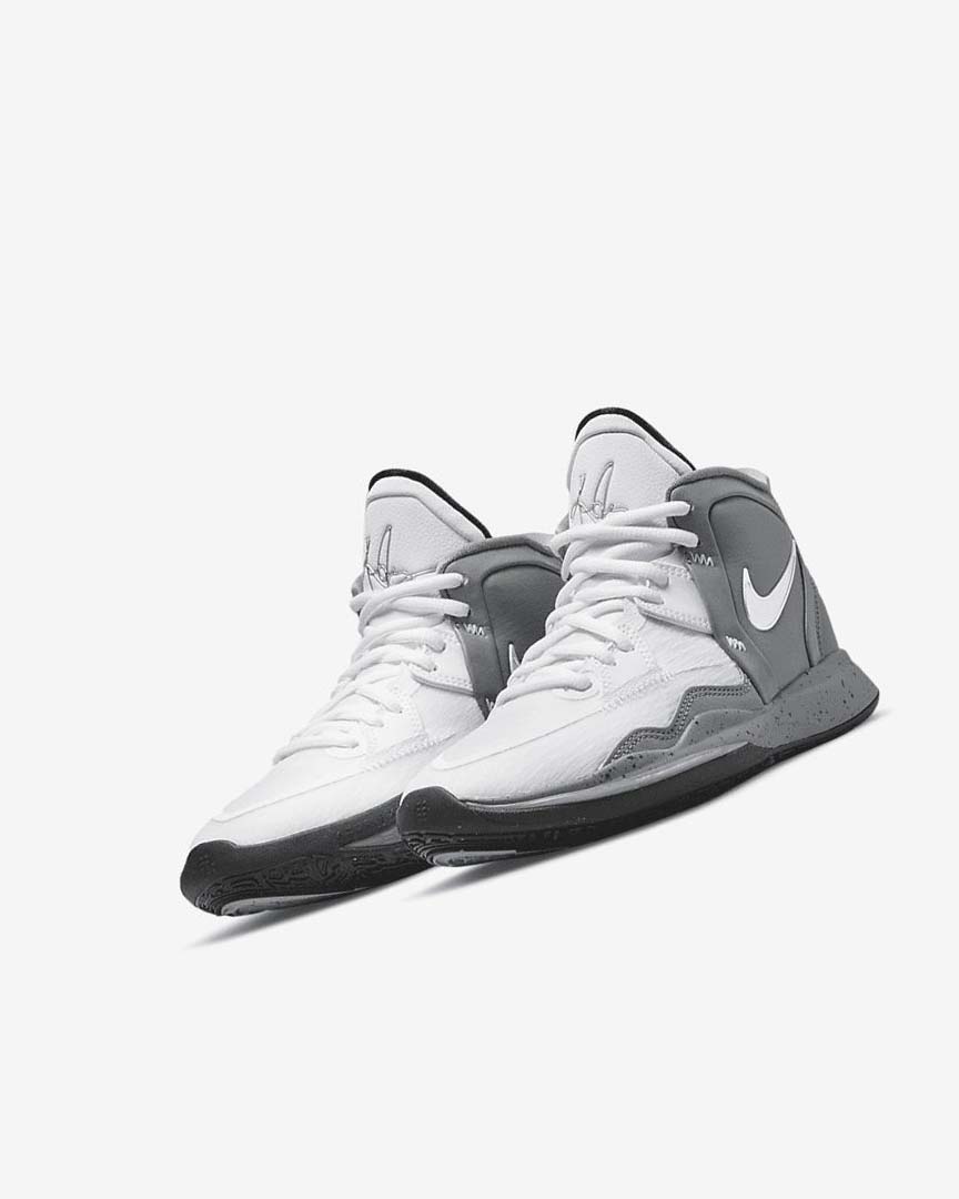 White / Grey / Black Nike Kyrie Infinity SE Boys' Basketball Shoes | CA_5577