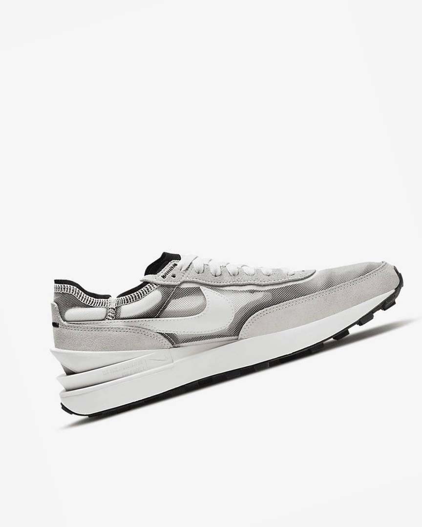 White / Grey / Black Nike Waffle One Men's Sneakers | CA_5048