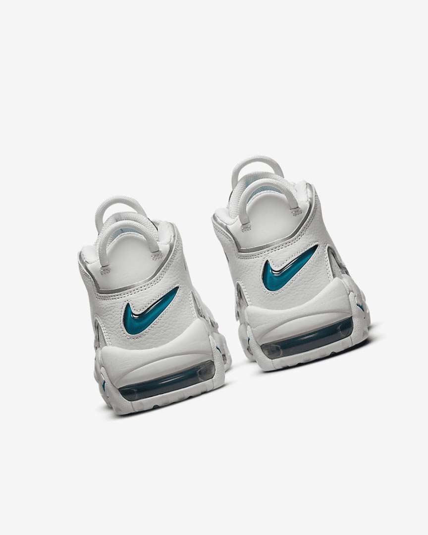 White / Grey / Grey Nike Air More Uptempo Women's Sneakers | CA_3155