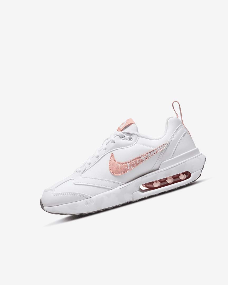 White / Grey / Light Nike Air Max Dawn SE Girls\' Sneakers | CA_4490