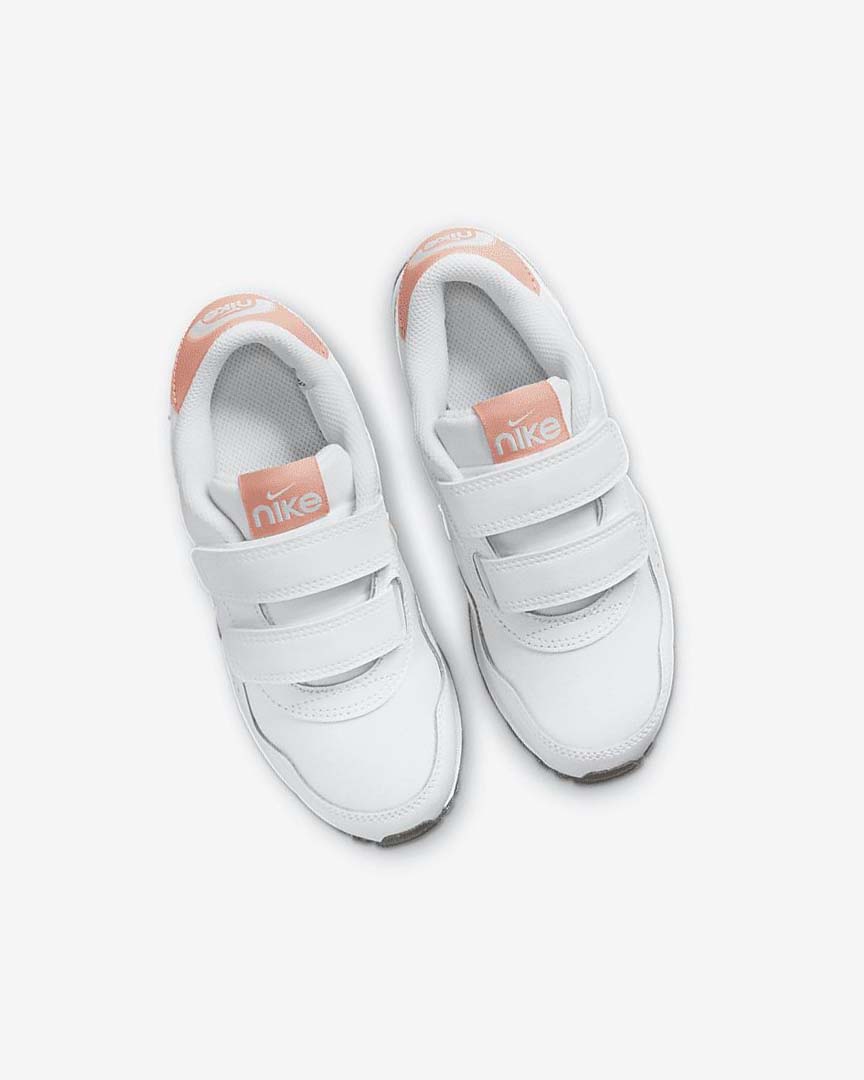 White / Grey / Light Nike MD Valiant SE Boys' Shoes | CA_2868