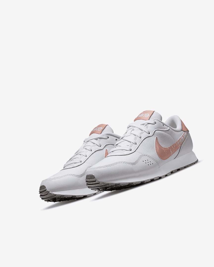 White / Grey / Light Nike MD Valiant SE Boys' Shoes | CA_4955