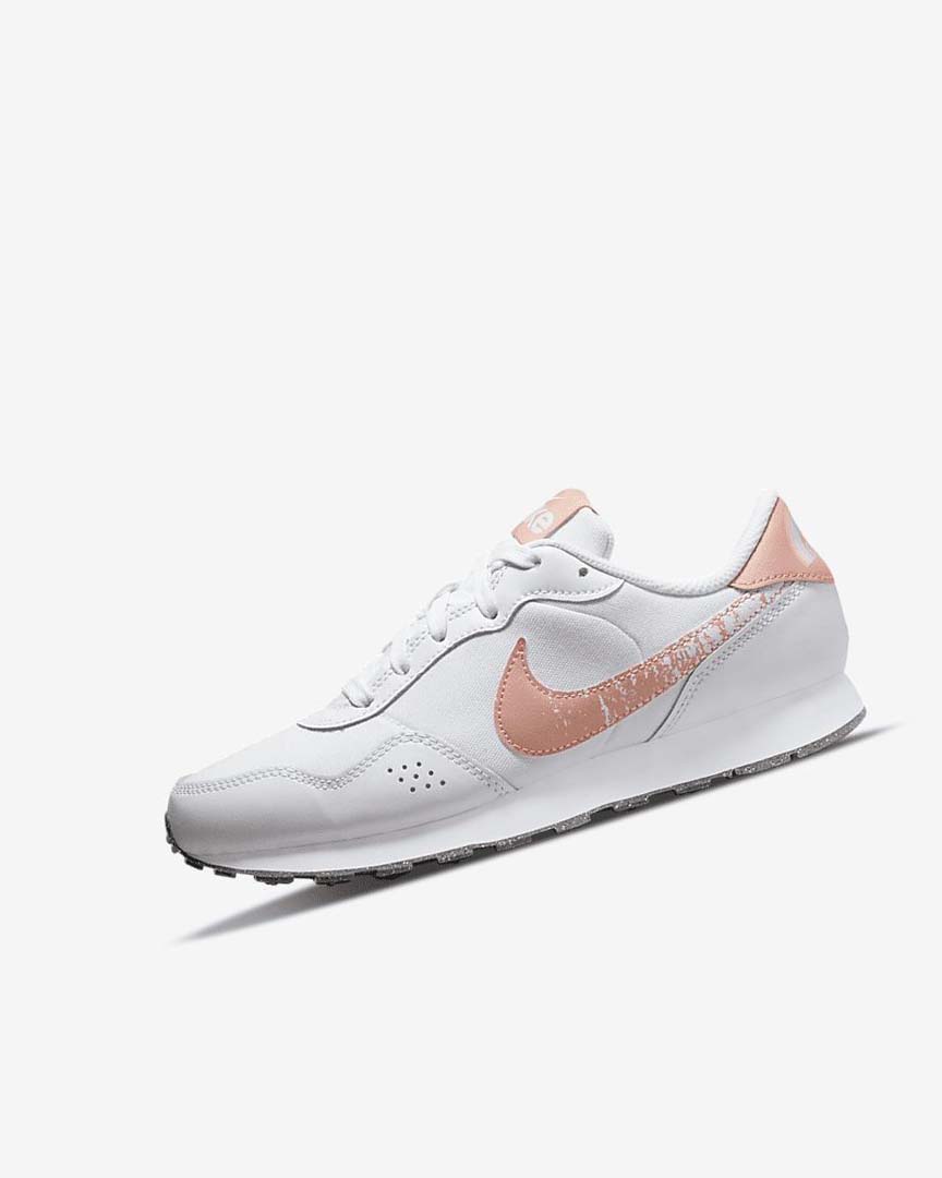 White / Grey / Light Nike MD Valiant SE Boys\' Shoes | CA_4955