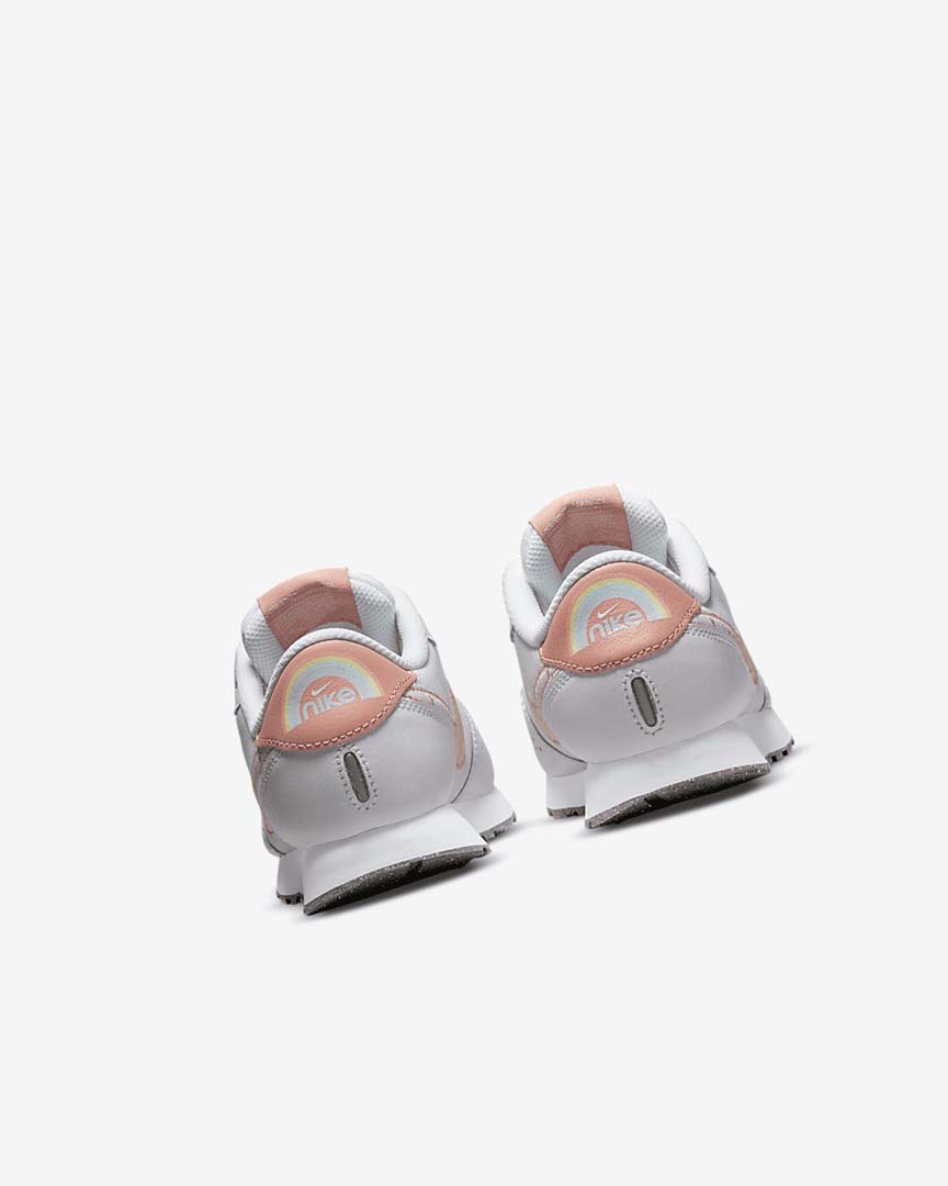White / Grey / Light Nike MD Valiant SE Girls' Shoes | CA_5180
