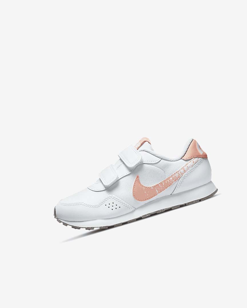 White / Grey / Light Nike MD Valiant SE Girls\' Shoes | CA_5288