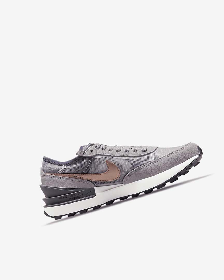 White / Grey / Metal Red Brown Nike Waffle One Boys' Sneakers | CA_3083