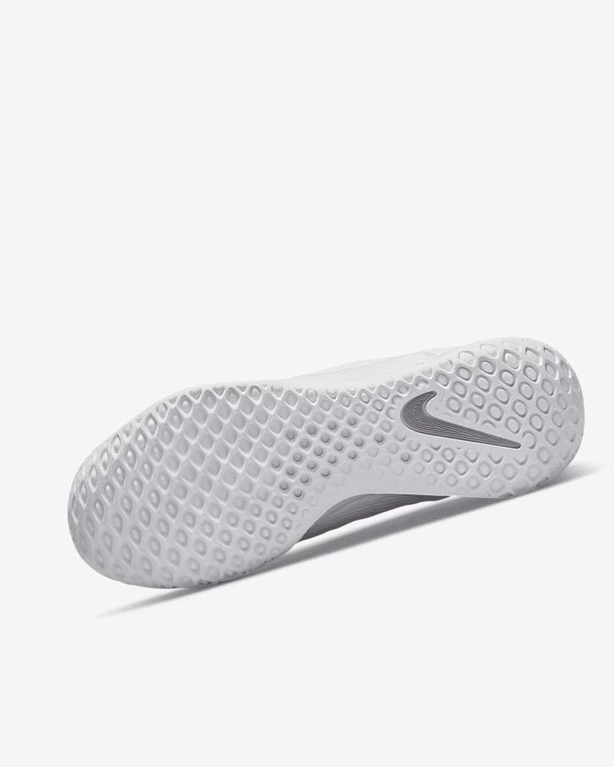 White / Grey / Metal Silver Nike Court Zoom NXT Women's Tennis Shoes | CA_5447