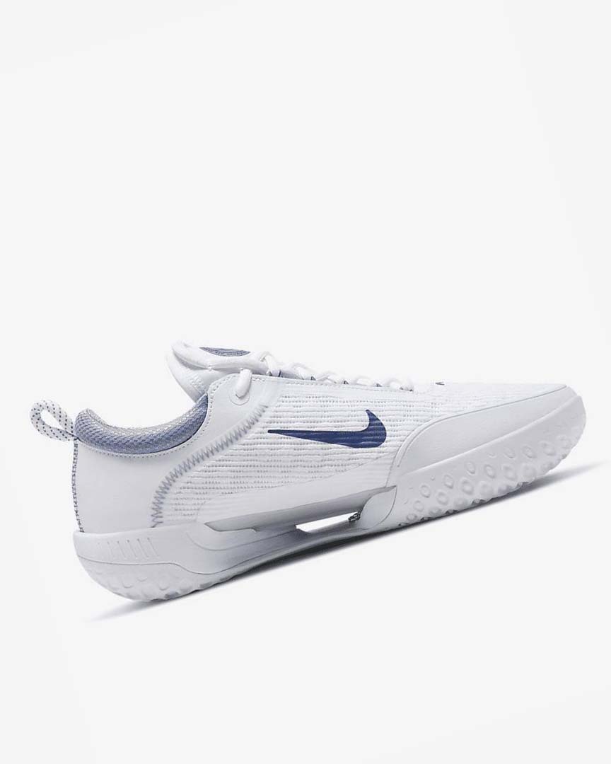 White / Grey / Navy Nike Court Zoom NXT Men's Tennis Shoes | CA_2924
