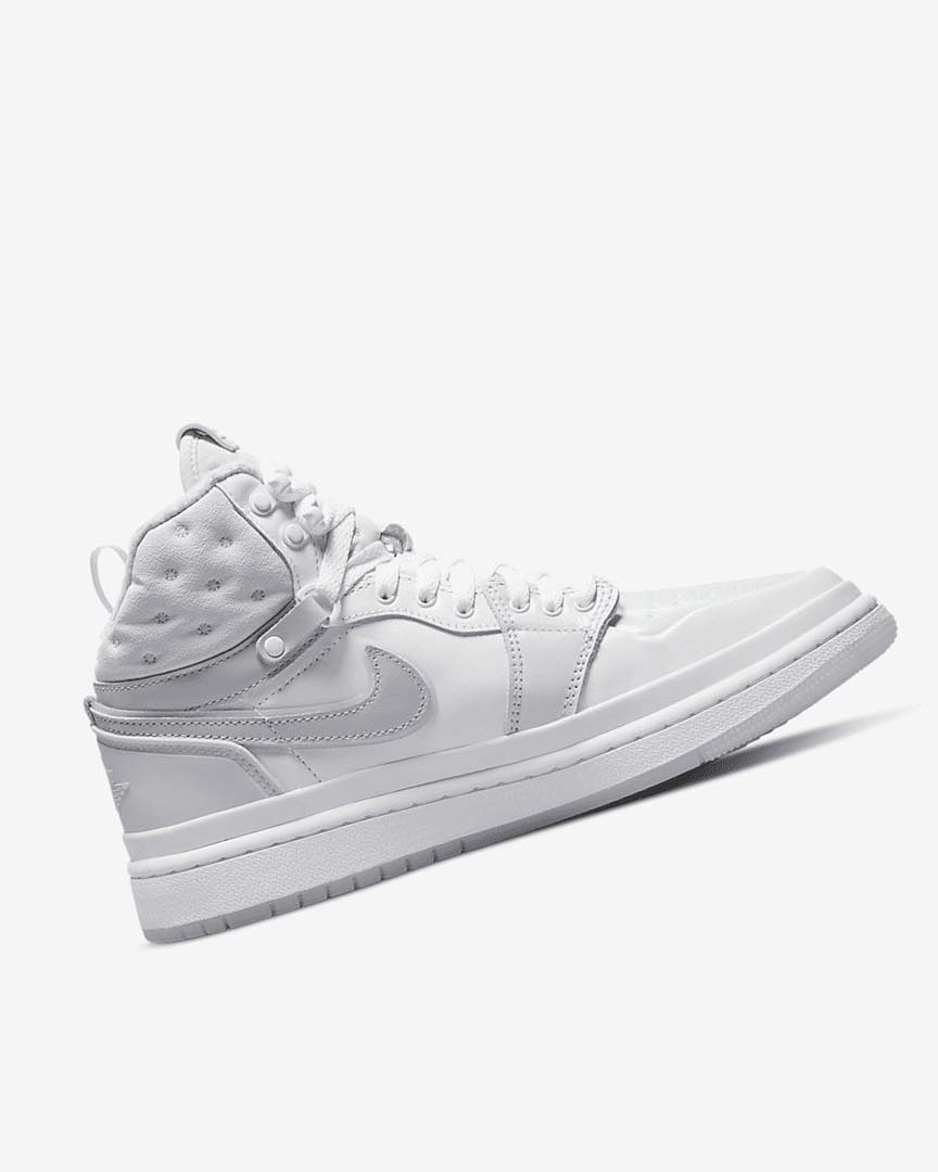 White / Grey Nike Air Jordan 1 Acclimate Women's Sneakers | CA_2889