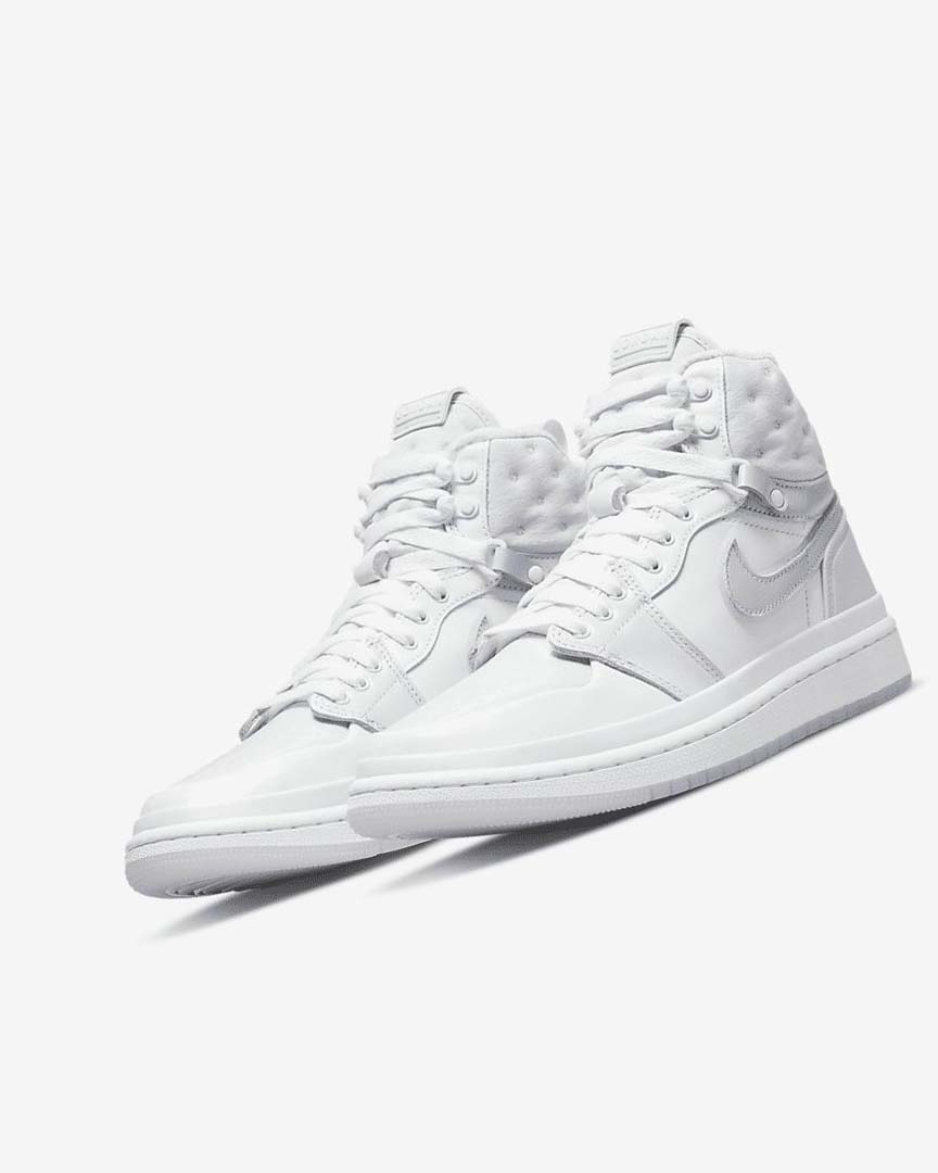 White / Grey Nike Air Jordan 1 Acclimate Women's Sneakers | CA_2889