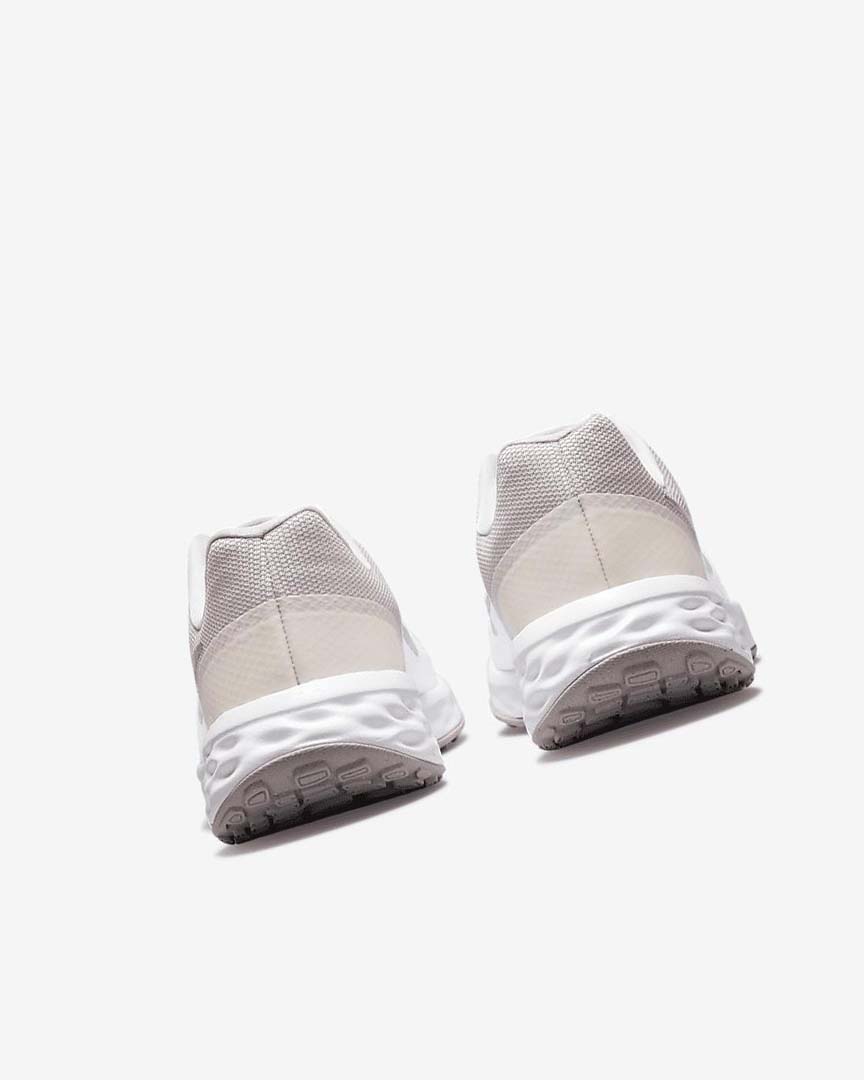 White / Grey Nike Revolution 6 Next Nature Premium Women's Running Shoes | CA_4998