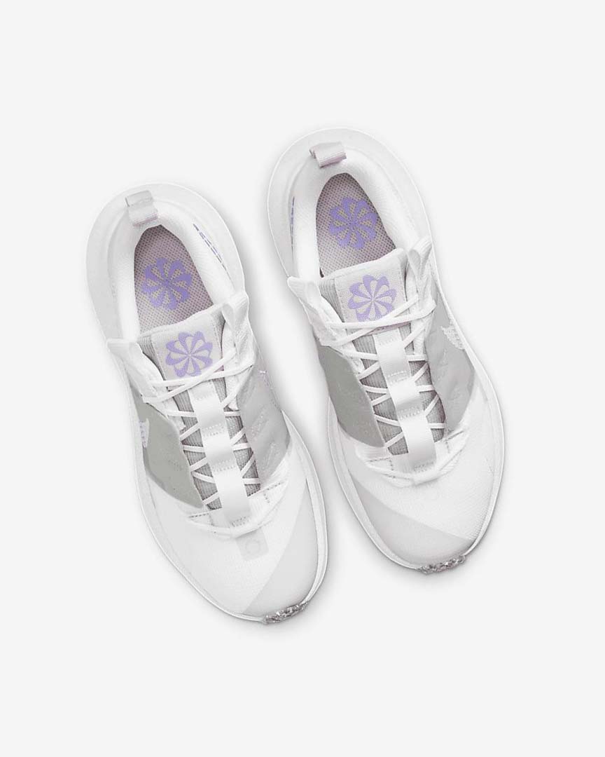 White / Grey / Pink / Purple Nike Crater Impact Boys' Sneakers | CA_2355